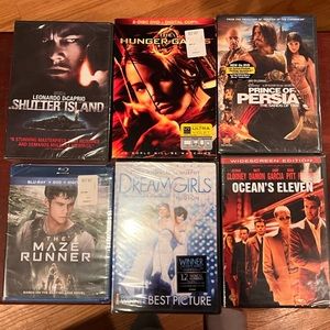 Lot of 6 Brand New DVD’s